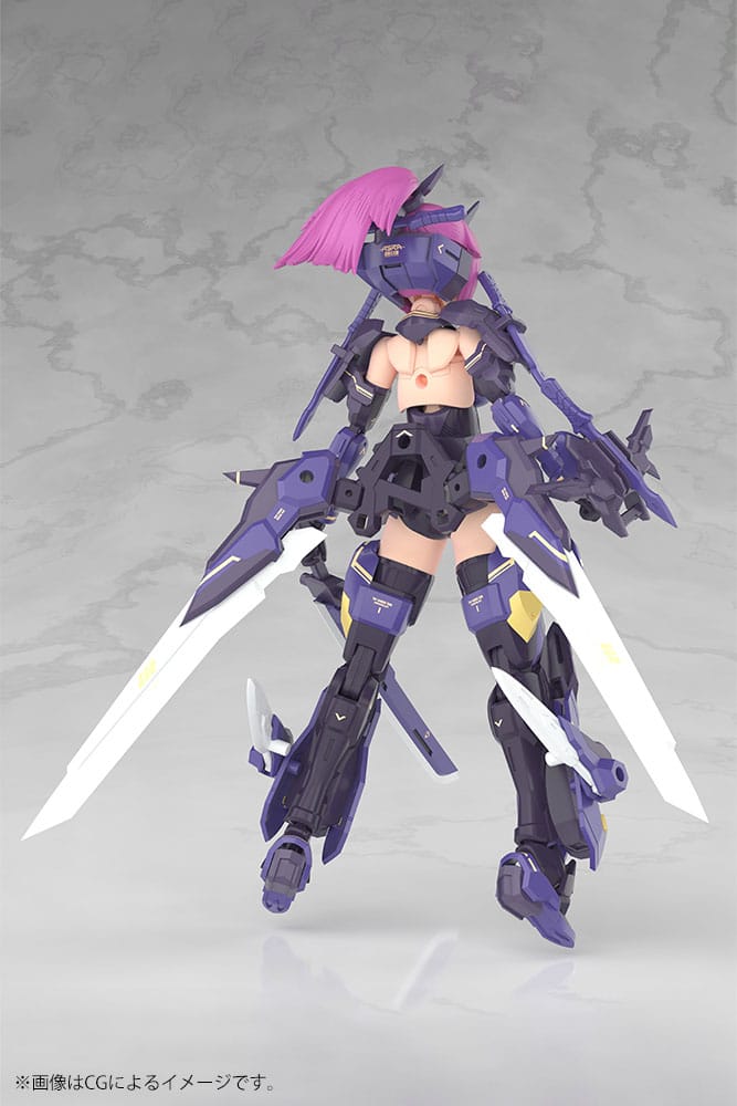 Megami Device Plastic Model Kit 1/1 Asra Archer Kizuna Shadow Edition Full Package 14 cm Figmas Yokina