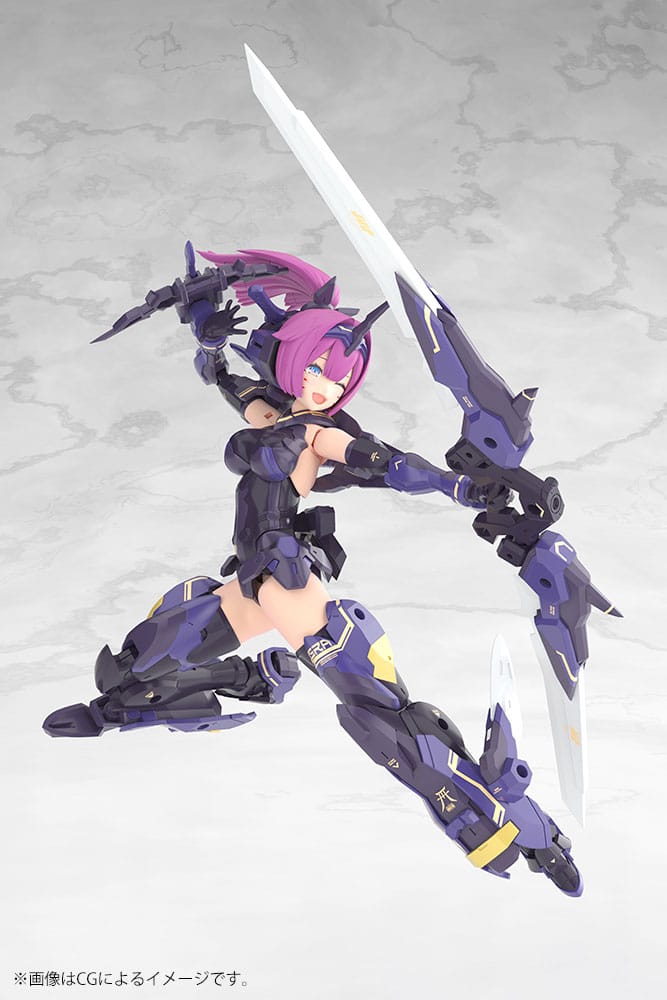 Megami Device Plastic Model Kit 1/1 Asra Archer Kizuna Shadow Edition Full Package 14 cm Figmas Yokina