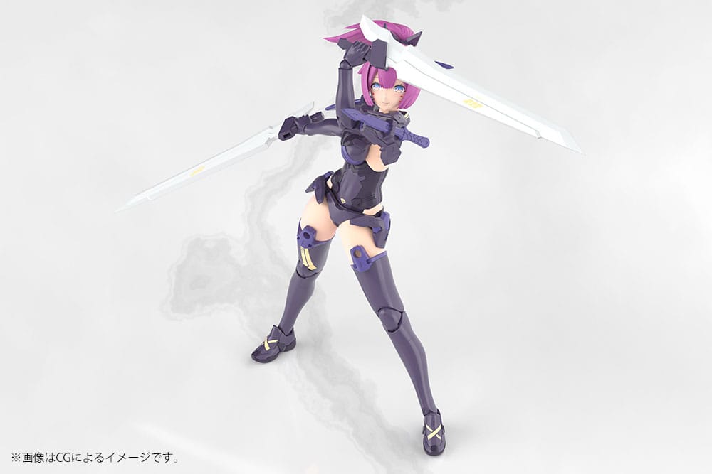 Megami Device Plastic Model Kit 1/1 Asra Archer Kizuna Shadow Edition Full Package 14 cm Figmas Yokina