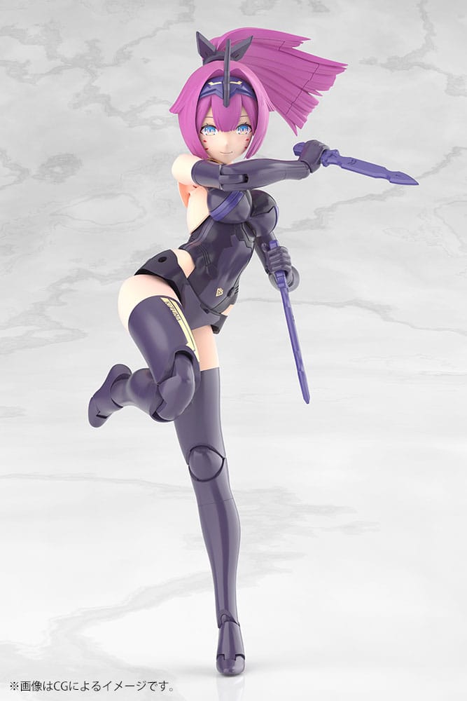 Megami Device Plastic Model Kit 1/1 Asra Archer Kizuna Shadow Edition Full Package 14 cm Figmas Yokina