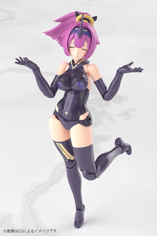 Megami Device Plastic Model Kit 1/1 Asra Archer Kizuna Shadow Edition Full Package 14 cm Figmas Yokina