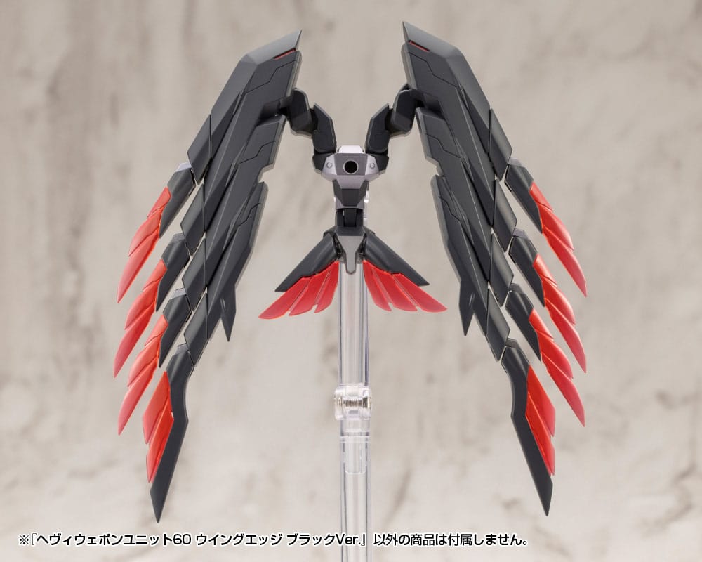 Kotobukiya M.S.G. Model Kit Heavy Weapon Unit 60 Wing Edge Black Ver. Figurenzubehör Yokina