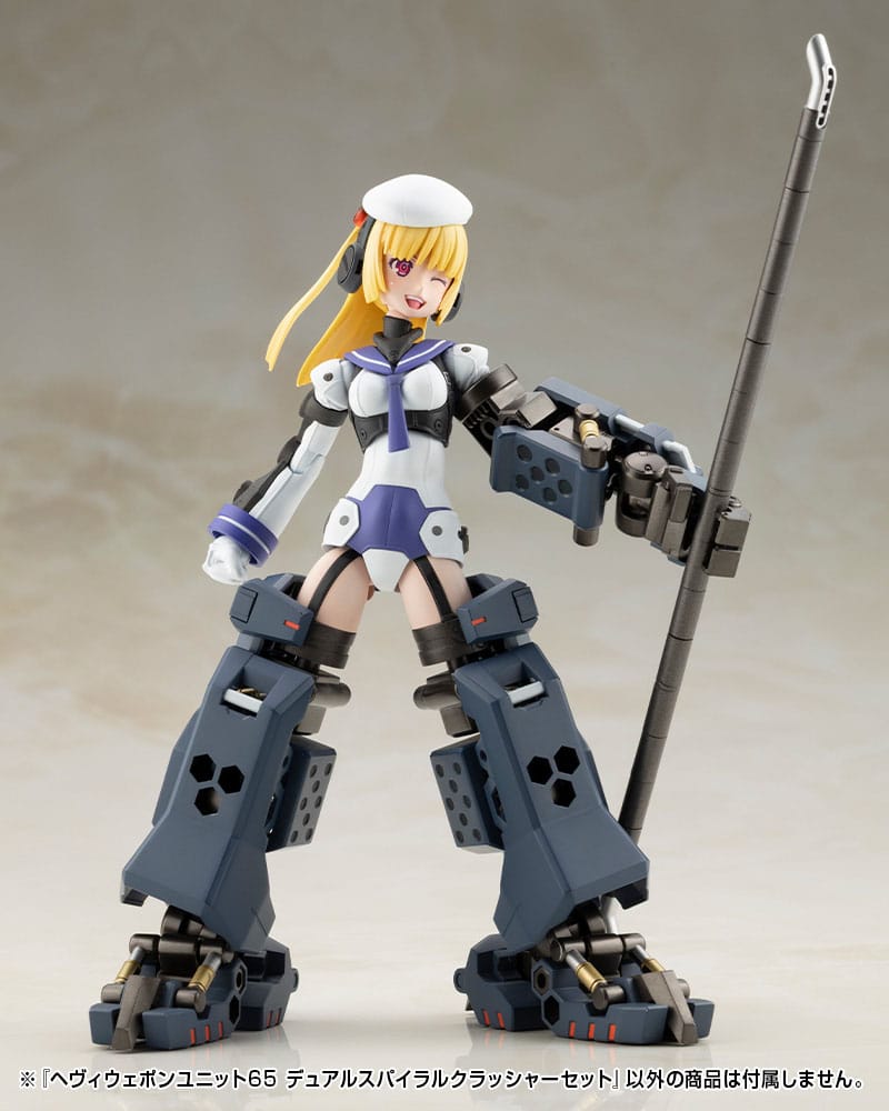 Kotobukiya M.S.G. Model Kit Heavy Weapon Unit 65 Dual Spiral Crusher Set Figurenzubehör Yokina