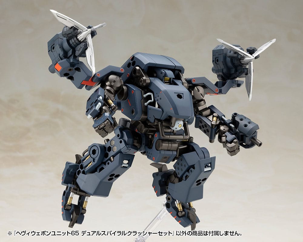 Kotobukiya M.S.G. Model Kit Heavy Weapon Unit 65 Dual Spiral Crusher Set Figurenzubehör Yokina