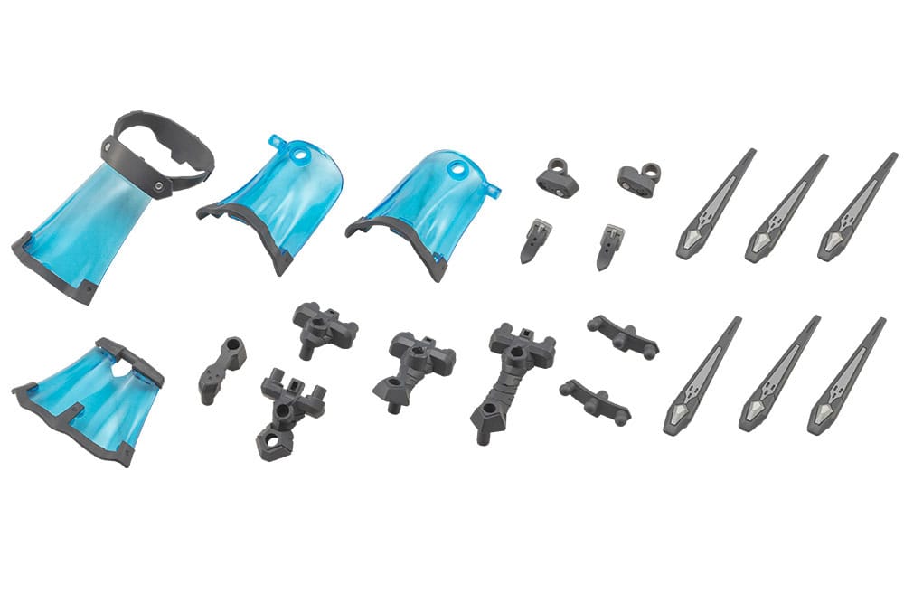 Kotobukiya M.S.G. Model Kit Zubehör-Set Mecha Supply 28 Mission Cloak Gray Ver. Figurenzubehör Yokina