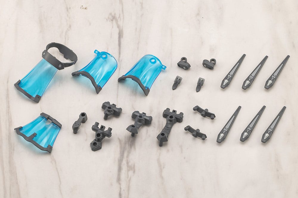 Kotobukiya M.S.G. Model Kit Zubehör-Set Mecha Supply 28 Mission Cloak Gray Ver. Figurenzubehör Yokina