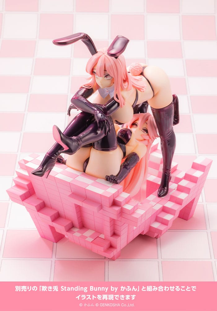 Original Character Trick Bunnies PVC Statue 1/7 Sitting Bunny Illustration by Kafun 24 cm Scalefiguren Yokina