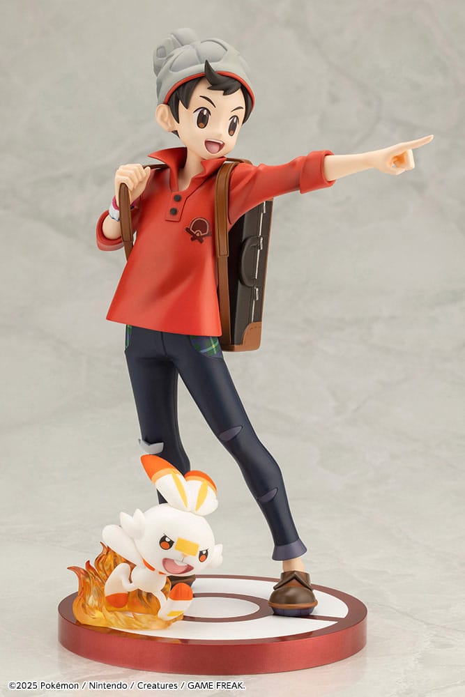 Pokémon ARTFXJ Statue 1/8 Victor & Hopplo 21 cm Scalefiguren Yokina