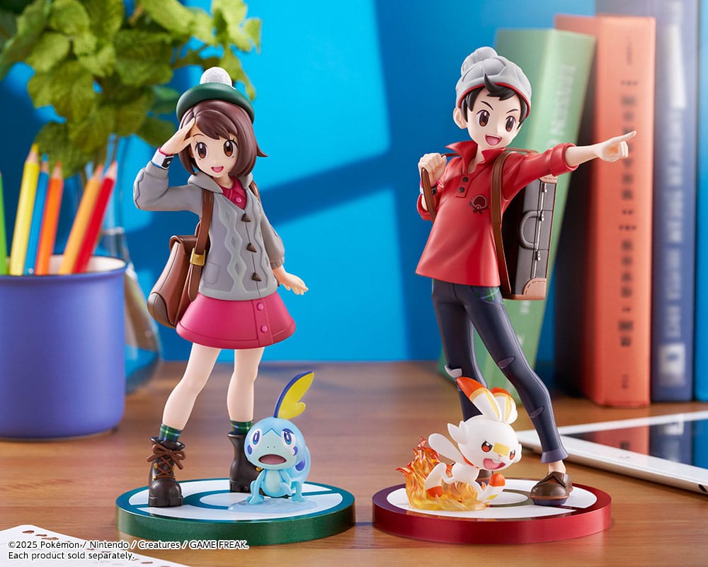 Pokémon ARTFXJ Statue 1/8 Victor & Hopplo 21 cm Scalefiguren Yokina