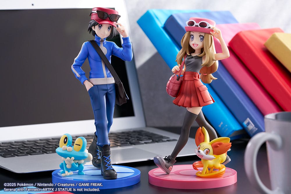 Pokémon ARTFXJ Statue 1/8 Calem & Froxy 20 cm Scalefiguren Yokina