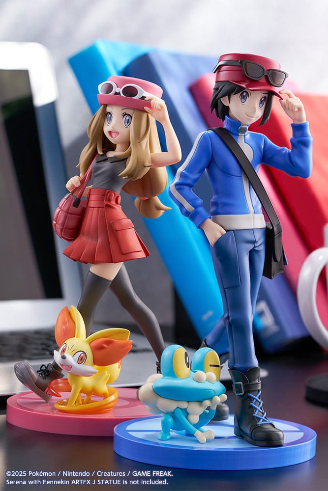 Pokémon ARTFXJ Statue 1/8 Calem & Froxy 20 cm Scalefiguren Yokina