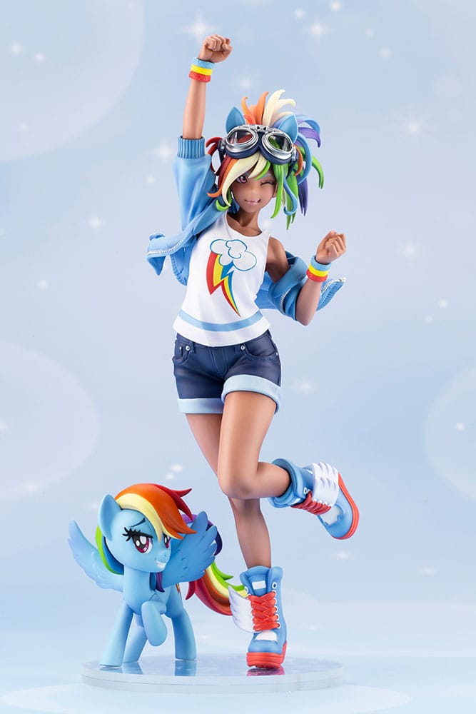 Mein kleines Pony Bishoujo PVC Statue 1/7 Rainbow Dash 24 cm Scalefiguren Yokina