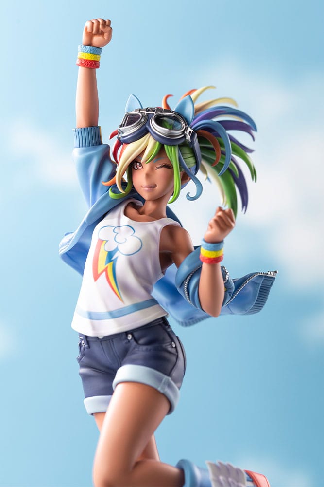 Mein kleines Pony Bishoujo PVC Statue 1/7 Rainbow Dash 24 cm Scalefiguren Yokina
