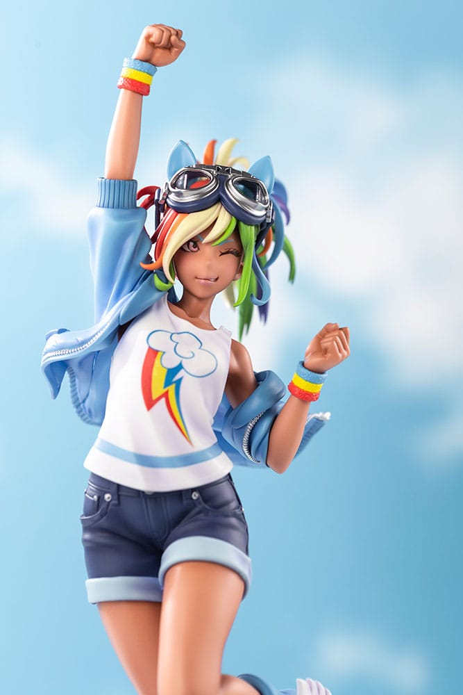 Mein kleines Pony Bishoujo PVC Statue 1/7 Rainbow Dash 24 cm Scalefiguren Yokina
