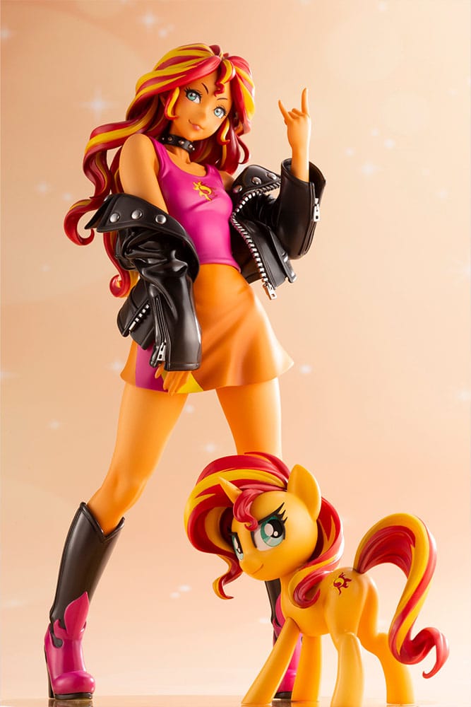 Mein kleines Pony Bishoujo PVC Statue 1/7 Sunset Shimmer 22 cm Scalefiguren Yokina