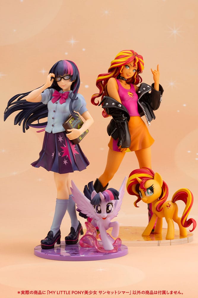 Mein kleines Pony Bishoujo PVC Statue 1/7 Sunset Shimmer 22 cm Scalefiguren Yokina