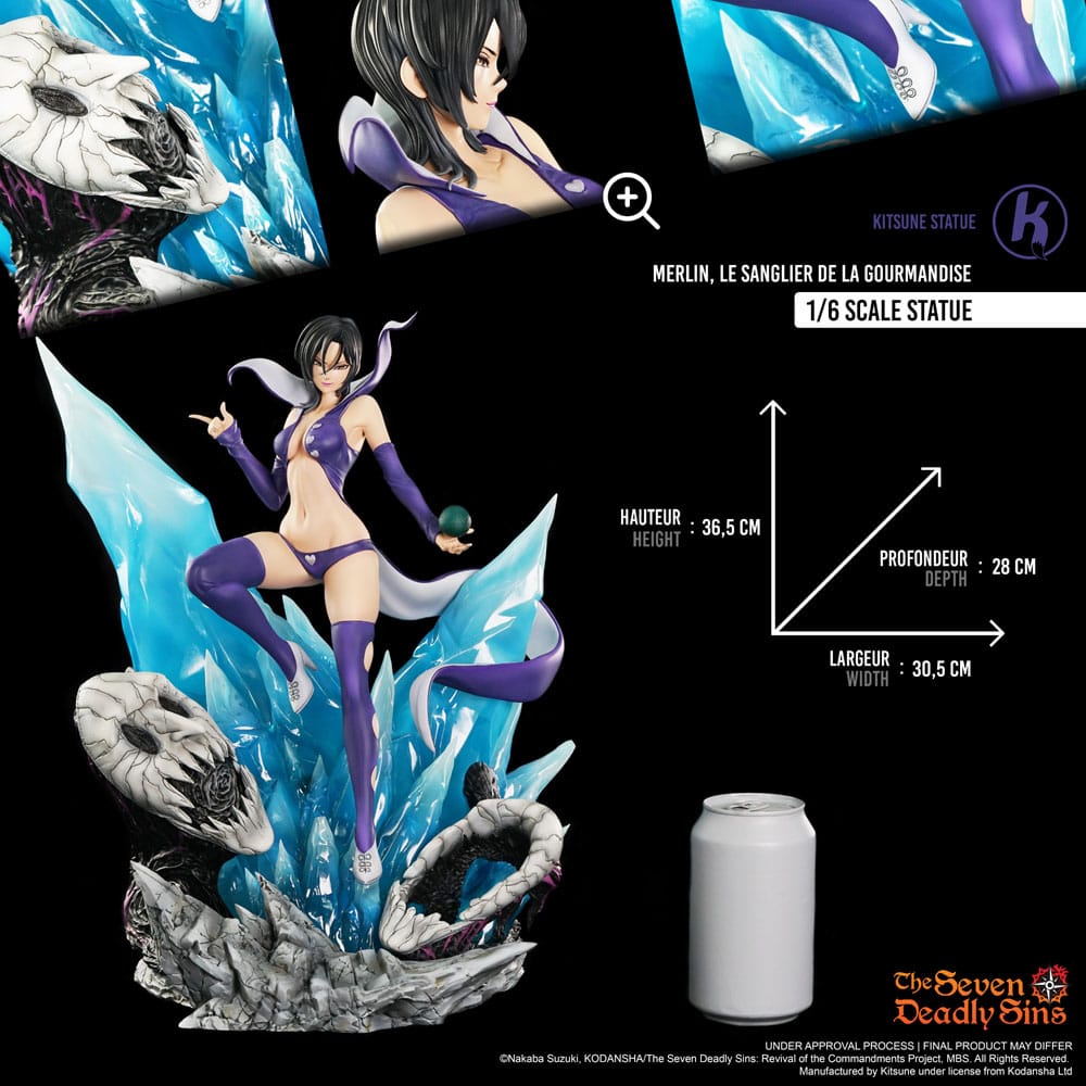 Seven Deadly Sins Statue 1/6 Merlin 37 cm Scalefiguren Yokina