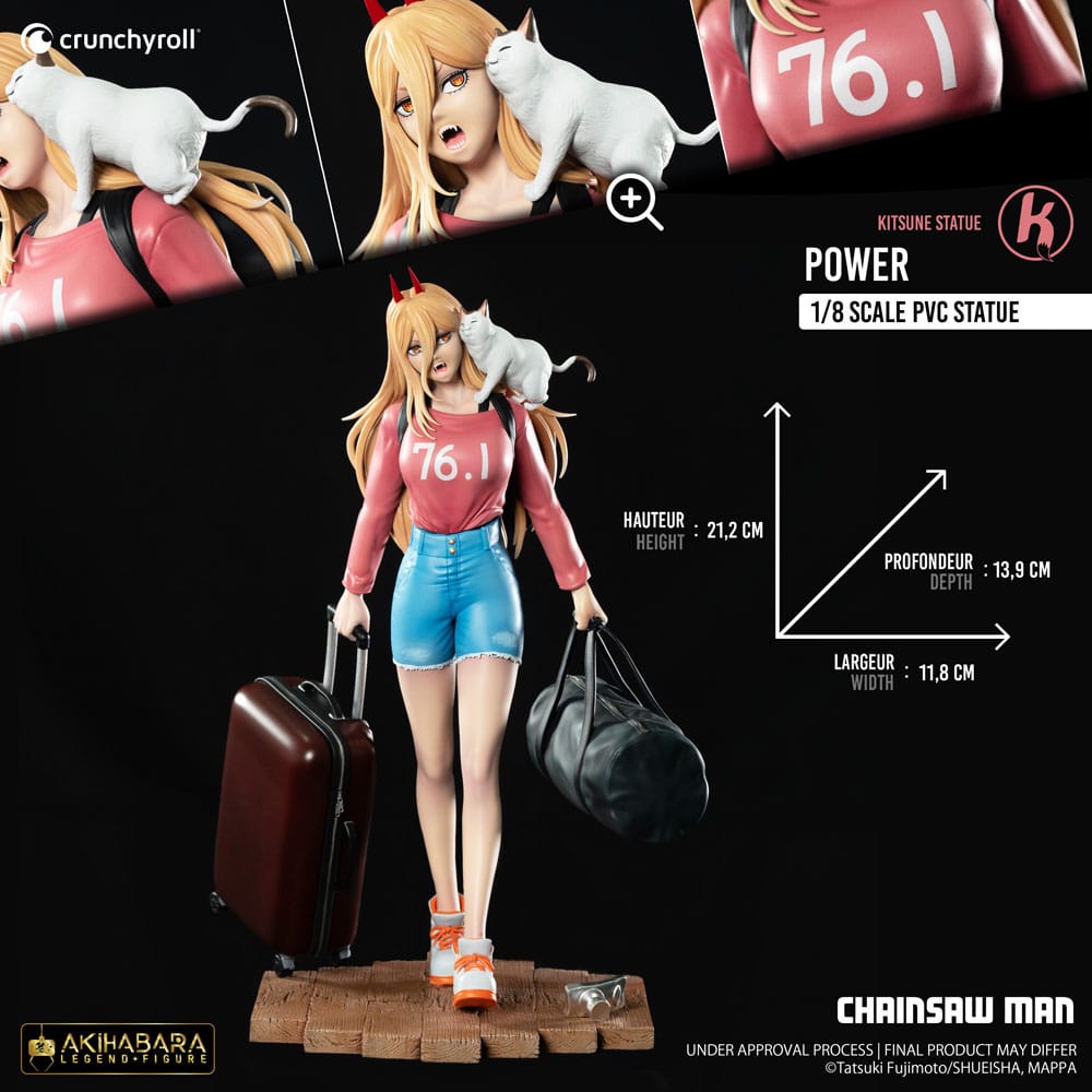 Chainsaw Man PVC Statue 1/8 Power 21 cm Scalefiguren Yokina