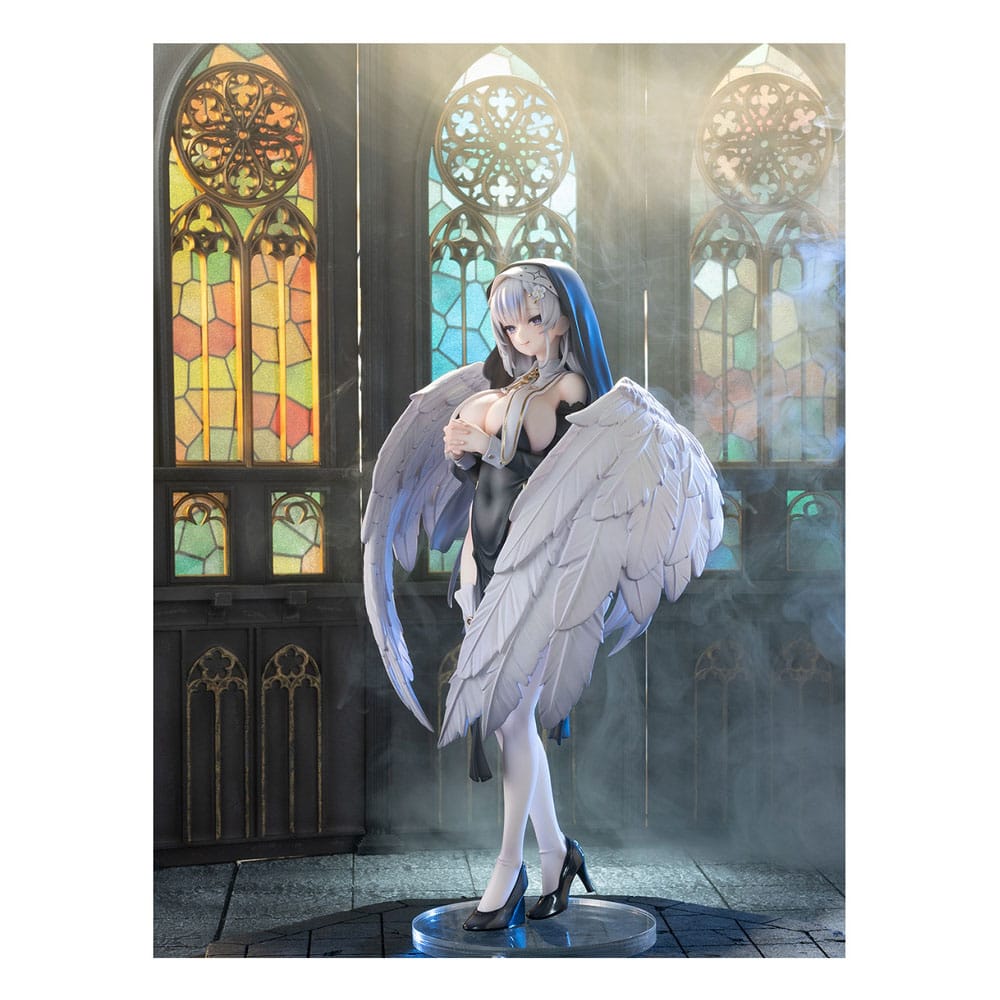 Original Character Background Board Angel Sister Holy Wing 48 cm Figurenzubehör Yokina