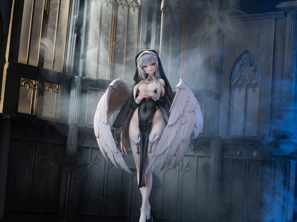 Original Character PVC Statue 1/6 Angel Sister Holy Wing Normal Edition 28 cm Scalefiguren Yokina
