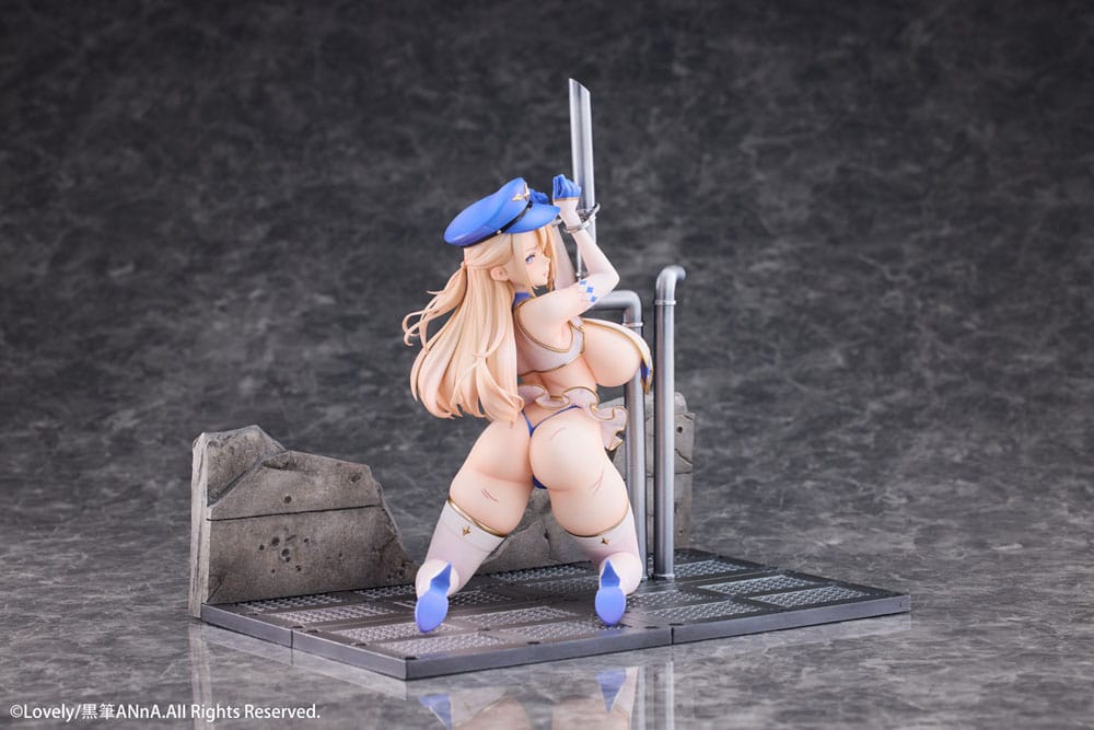 Original Character PVC Statue 1/6 Christina Restrained Police Officer 21 cm Hentai Yokina