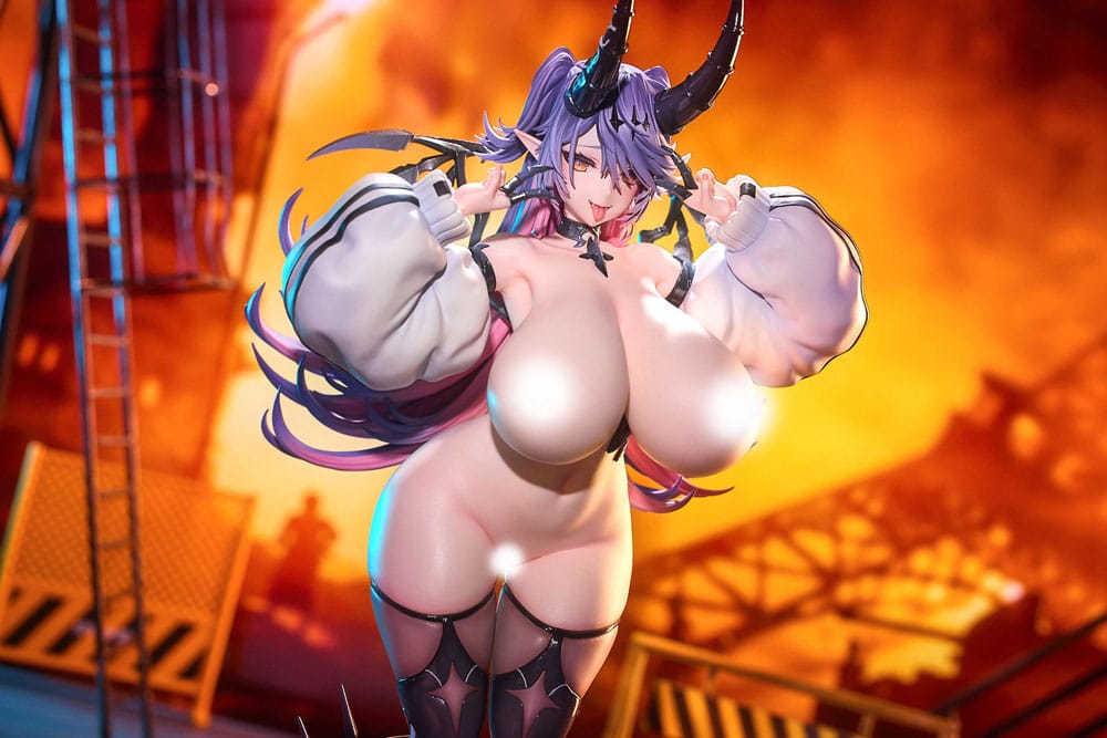 Original Character PVC Statue 1/6 King of Hell Paimon Illustrated by Mataro 30 cm Hentai Yokina