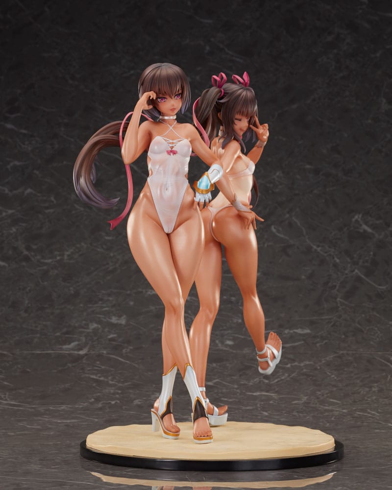 Taimanin RPG 2-Set PVC Statue 1/6 Adult Yukikaze und Young Yukikaze Swimsuits Ver. 28 cm Hentai Yokina