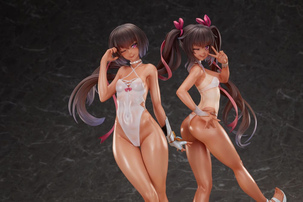 Taimanin RPG 2-Set PVC Statue 1/6 Adult Yukikaze und Young Yukikaze Swimsuits Ver. 28 cm Hentai Yokina