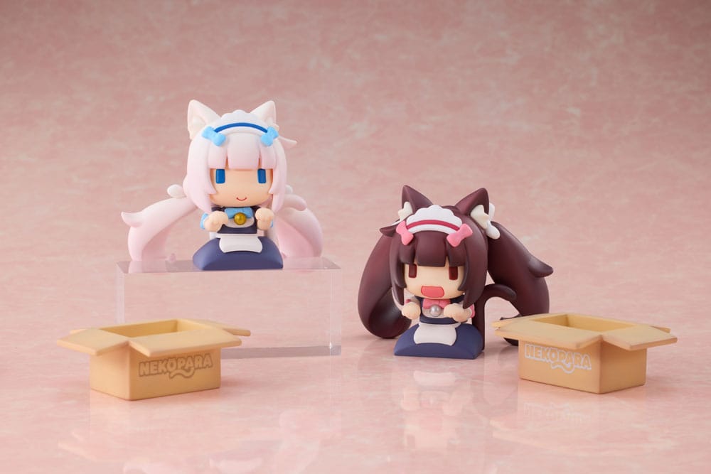 Nekopara Chibi Figuren 2er-Pack Vanilla & Chocola 7 cm Minifiguren Yokina