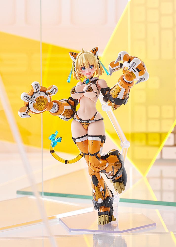 Bunny Suit Planning Plastic Model Kit PLAMAX BP-02 Sophia F. Shirring Tiger Armor Ver. 16 cm Figmas Yokina