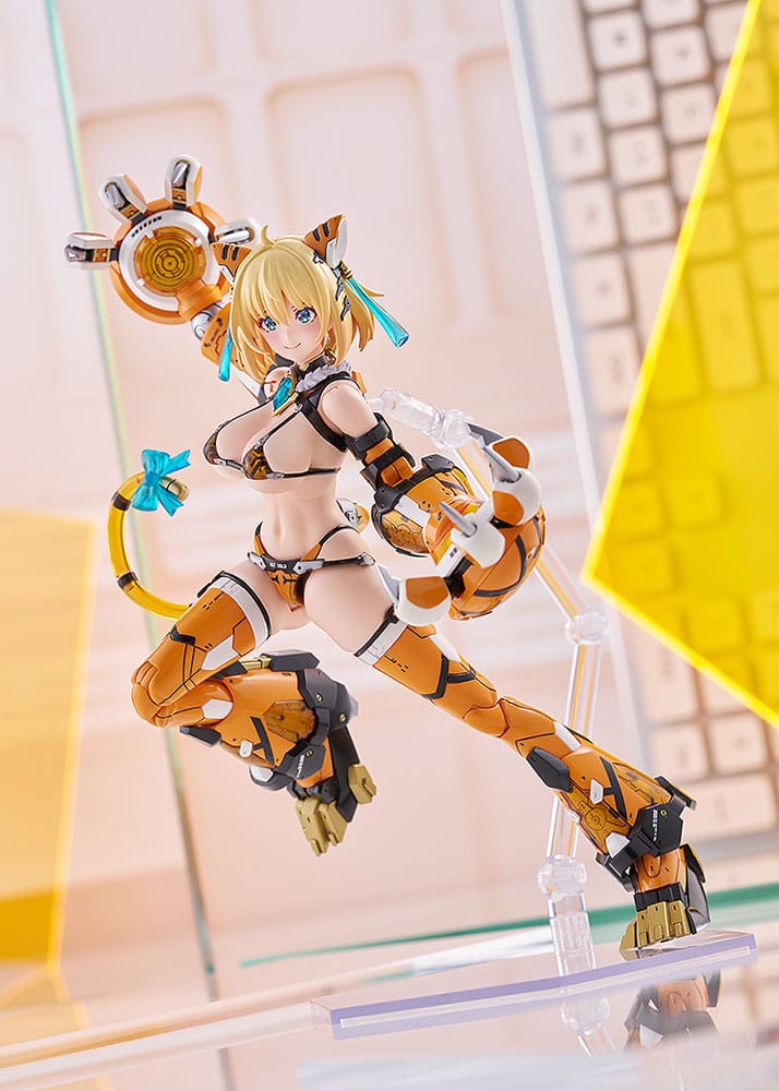 Bunny Suit Planning Plastic Model Kit PLAMAX BP-02 Sophia F. Shirring Tiger Armor Ver. 16 cm Figmas Yokina