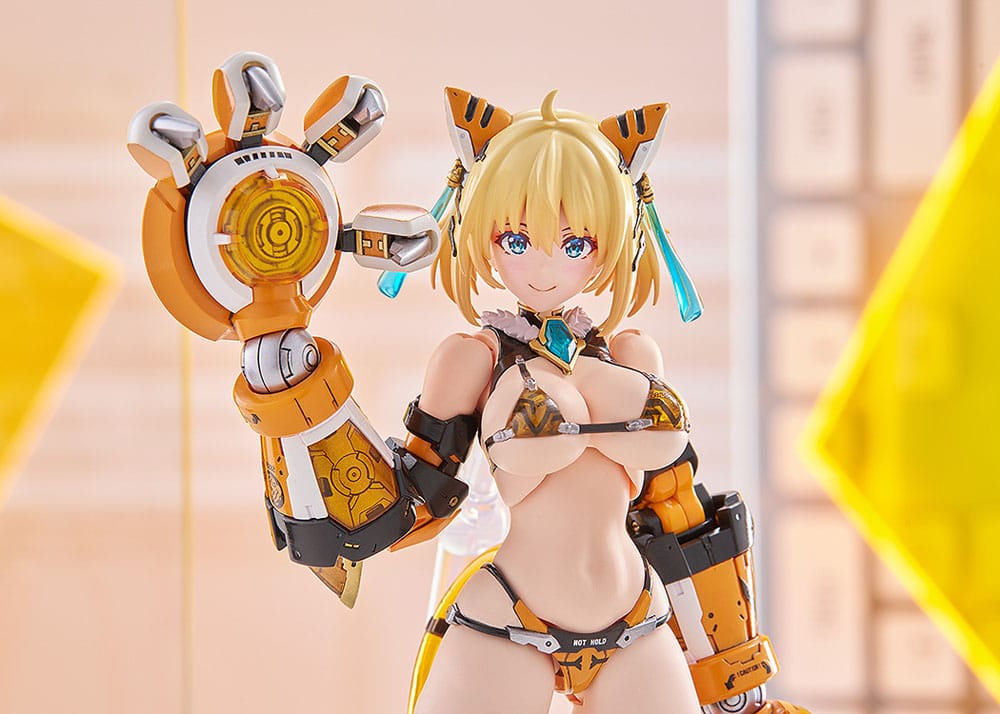 Bunny Suit Planning Plastic Model Kit PLAMAX BP-02 Sophia F. Shirring Tiger Armor Ver. 16 cm Figmas Yokina
