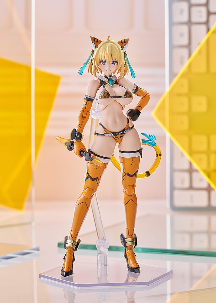 Bunny Suit Planning Plastic Model Kit PLAMAX BP-02 Sophia F. Shirring Tiger Armor Ver. 16 cm Figmas Yokina