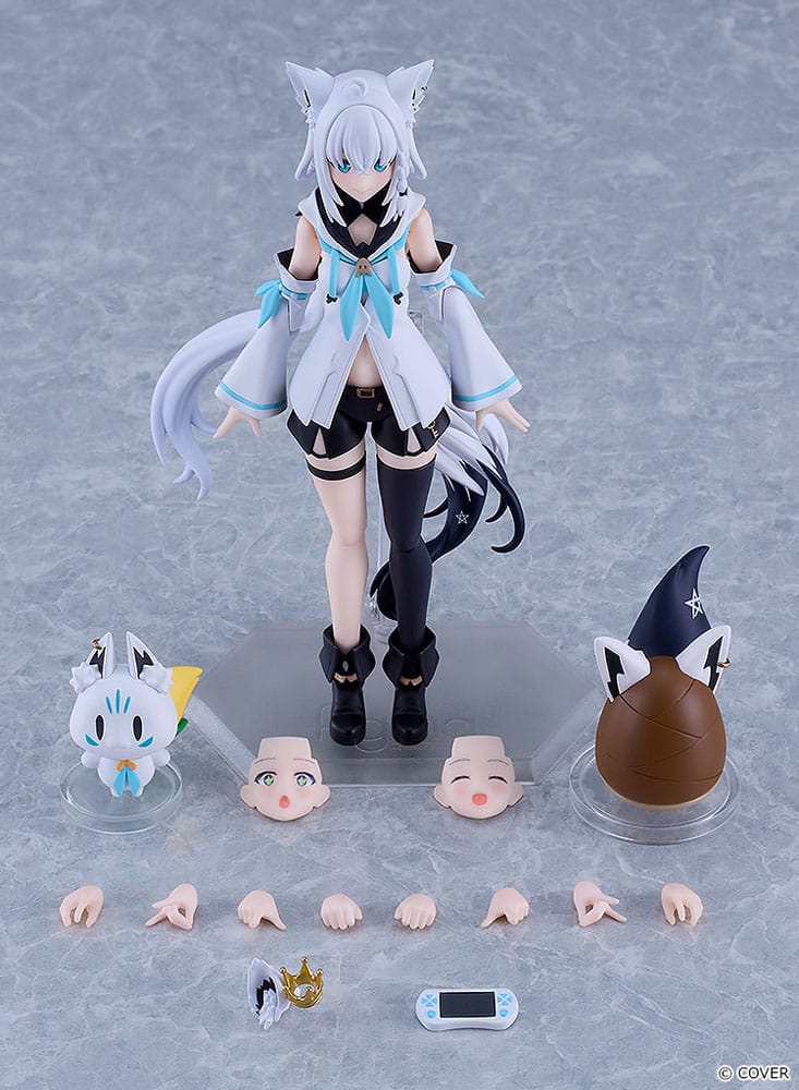 Hololive Production Figma Actionfigur Shirakami Fubuki 15 cm
