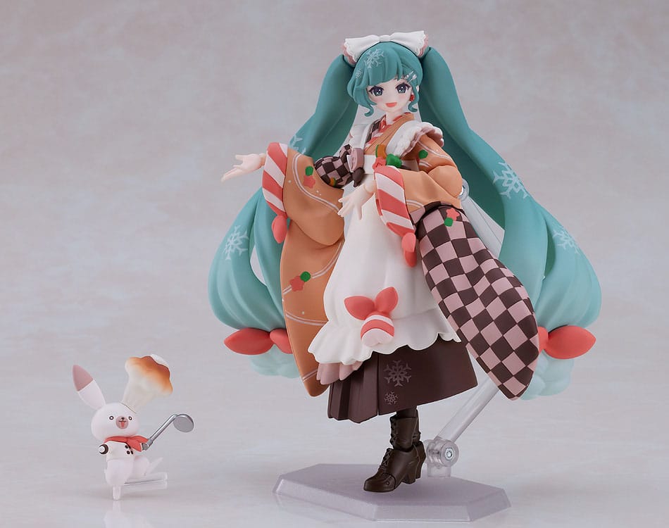 Character Vocal Series 01: Hatsune Miku Figma Actionfigur Snow Miku: Winter Delicacy Ver. 14 cm Figmas Yokina