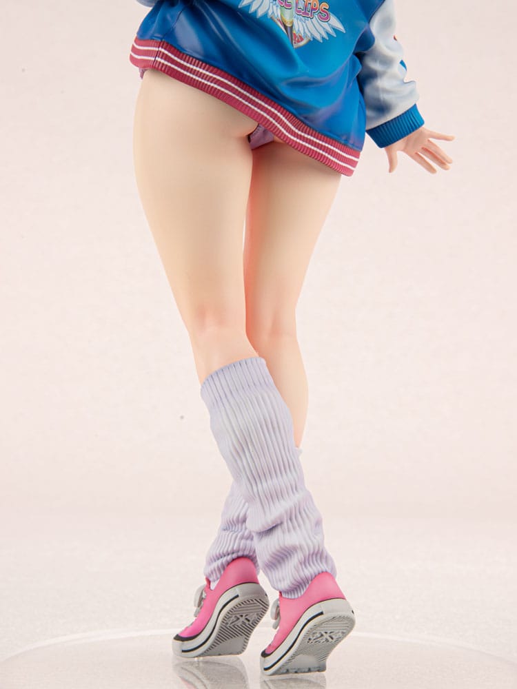 Original Character PVC Statue 1/6 Sukajan Jacket Kanojo wa Cool de Itai! Kyouka Kagura 27 cm Hentai Yokina