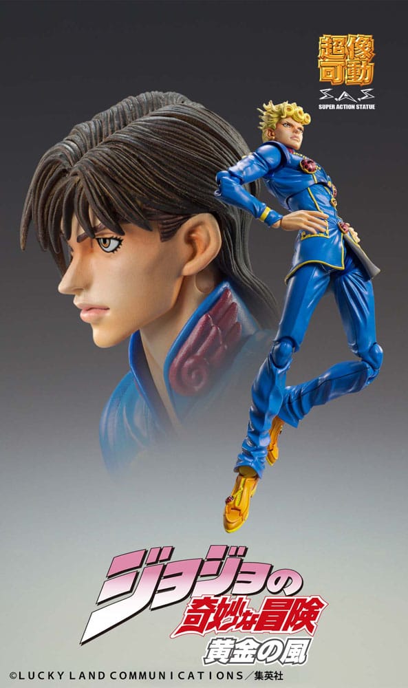 JoJo's Bizarre Adventure Part 5: Golden Wind Actionfigur Chozokado Giorno Giovanna Second 15 cm Figmas Yokina