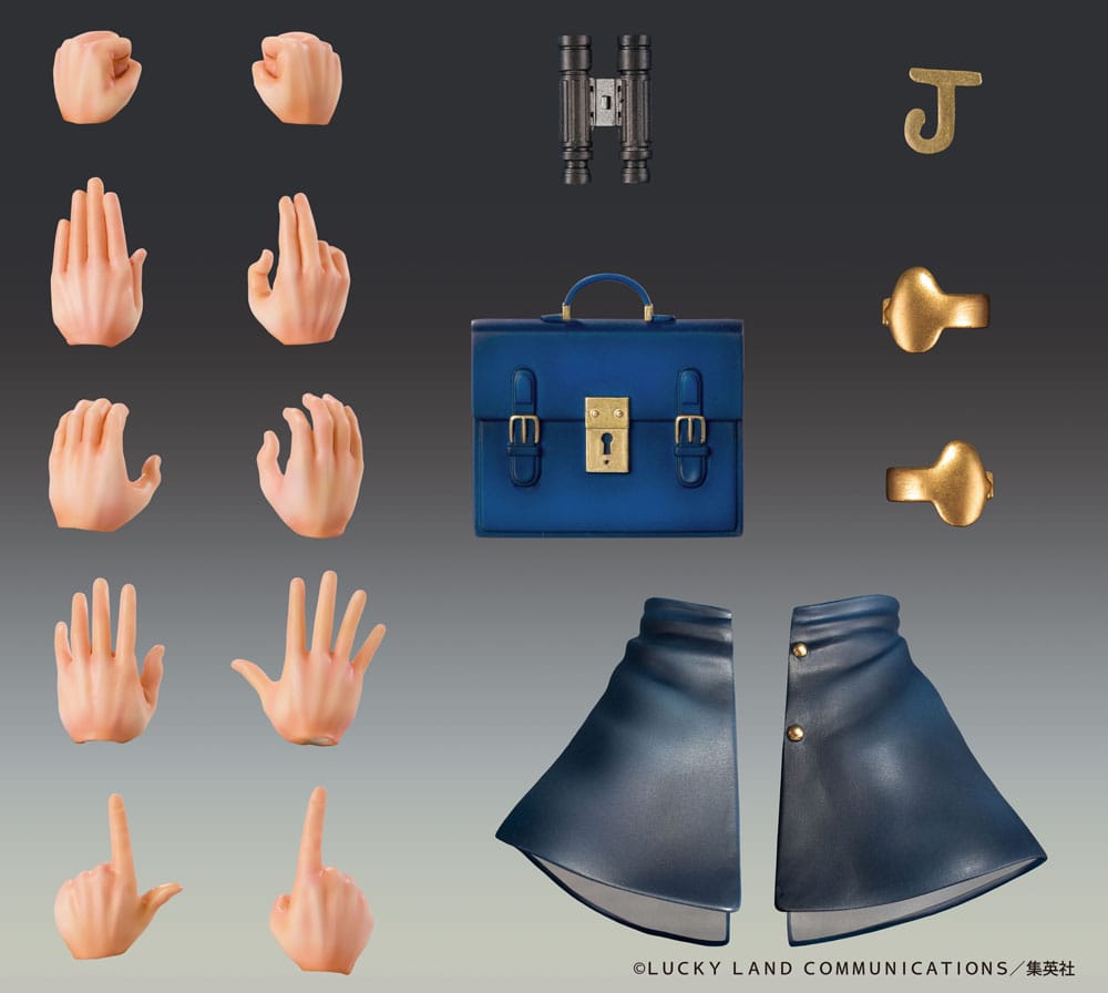 JoJo's Bizarre Adventure Part4 Super Action Actionfigur Chozokado Big (Josuke Higashikata) 22 cm Figmas Yokina