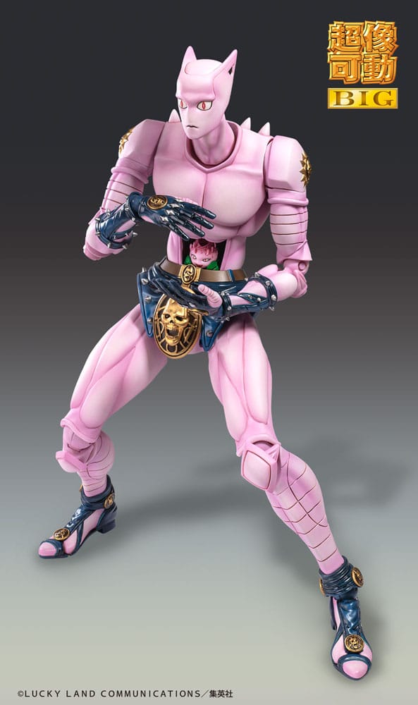 JoJo's Bizarre Adventure Part4 Super Action Actionfigur Chozokado Big Killer Queen 22 cm Figmas Yokina