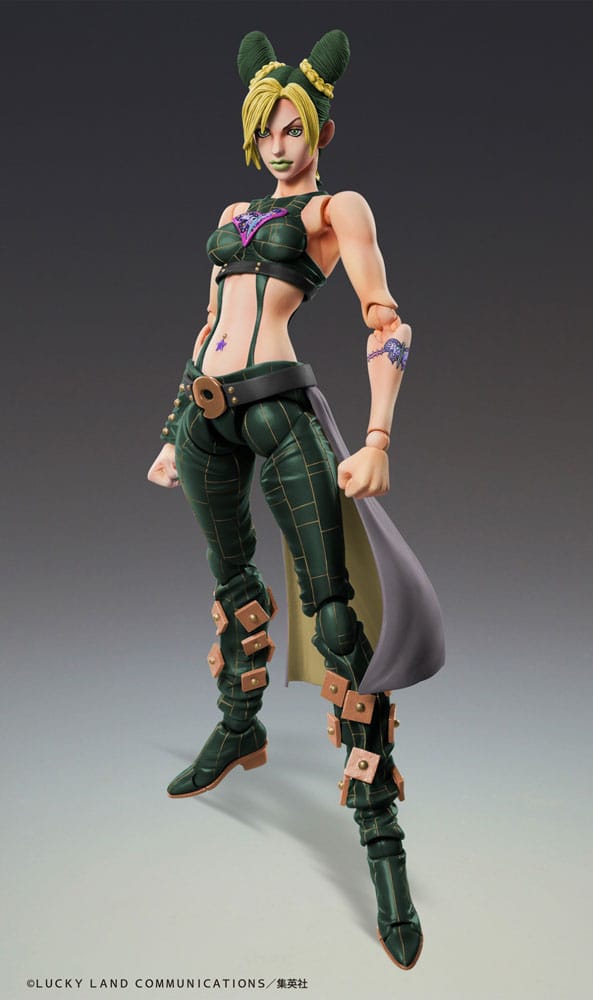 JoJo's Bizarre Adventure Part 6 Stone Ocean Super Action Actionfigur Chozokado Jolyne Cujoh Third 15 cm Figmas Yokina