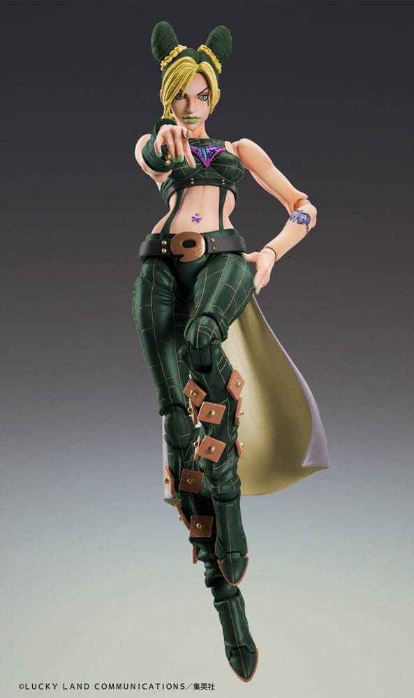 JoJo's Bizarre Adventure Part 6 Stone Ocean Super Action Actionfigur Chozokado Jolyne Cujoh Third 15 cm Figmas Yokina