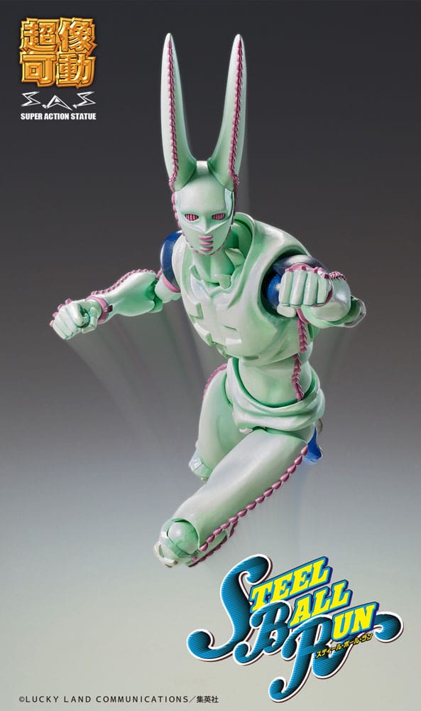 JoJo's Bizarre Adventure Part7 Steel Ball Run Super Action Actionfigur Chozokado D4C Second 20 cm Figmas Yokina