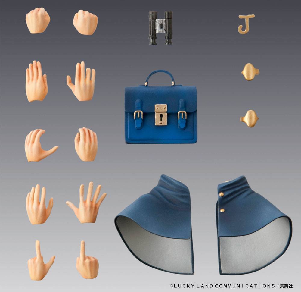 JoJo's Bizarre Adventure Super Action Actionfigur Chozokado Josuke Higashikata 15 cm Figmas Yokina