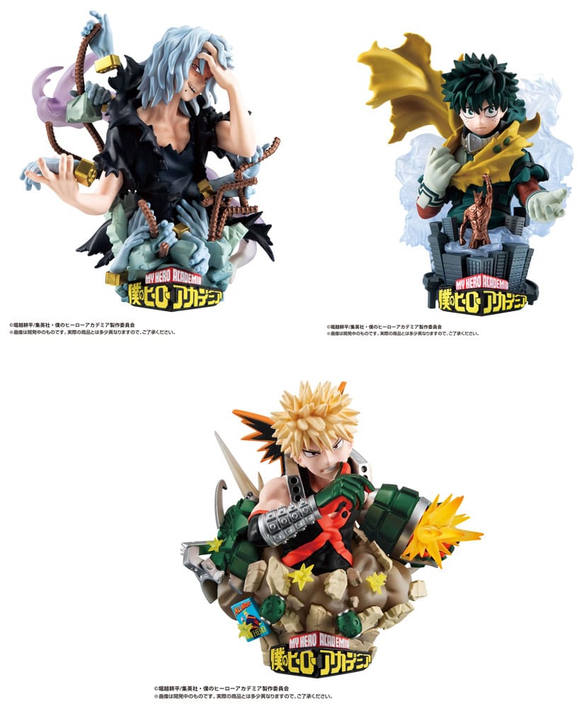 My Hero Academia Petitrama EX Series Sammelfiguren 3er-Pack Type-Decision Set 9 cm Minifiguren Yokina