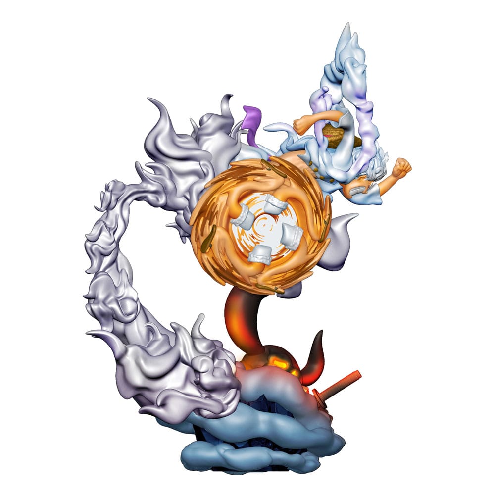 One Piece Petitrama PVC Mini-Statue Logbox Re Birth Gear Fifth Special Set 9 cm Minifiguren Yokina