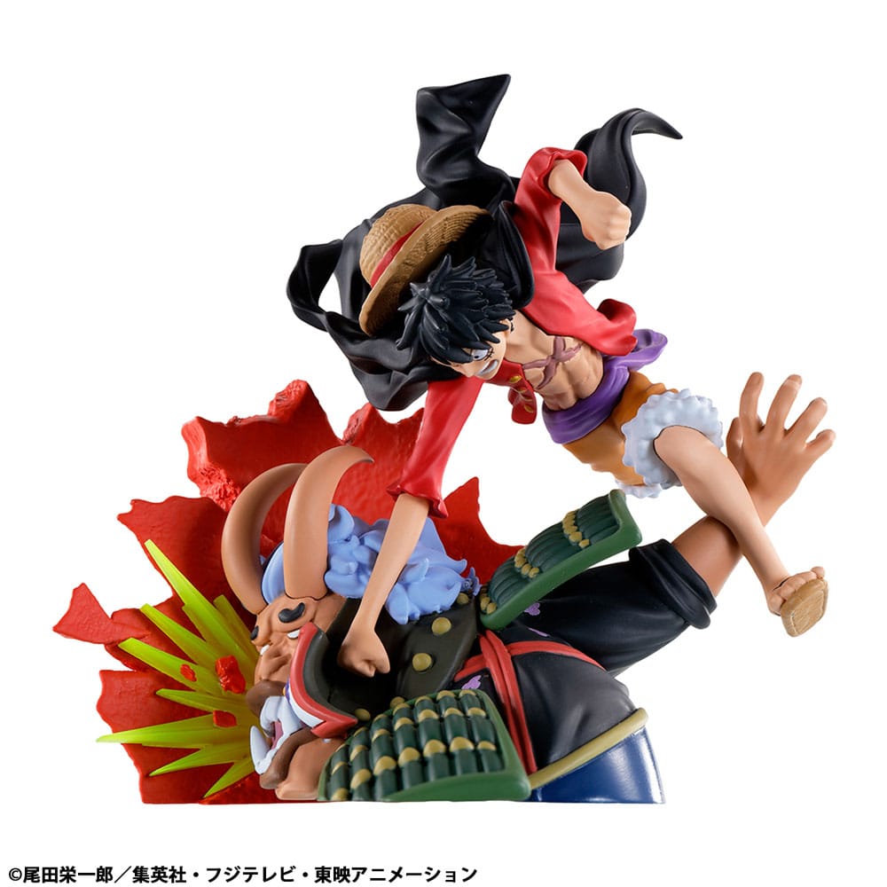 One Piece Petitrama PVC Mini-Statue Logbox Re Birth Wano Kuni Vol. 1 Set 9 cm Minifiguren Yokina