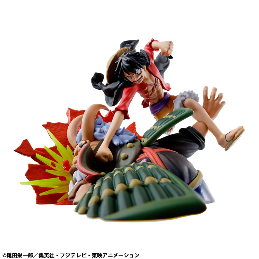 One Piece Petitrama PVC Mini-Statue Logbox Re Birth Wano Kuni Vol. 1 Set 9 cm Minifiguren Yokina