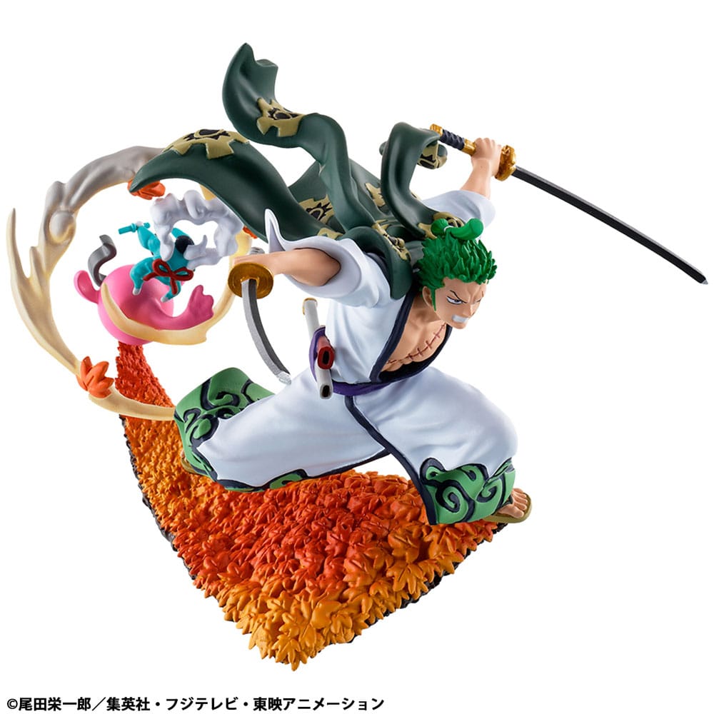 One Piece Petitrama PVC Mini-Statue Logbox Re Birth Wano Kuni Vol. 1 Set 9 cm Minifiguren Yokina