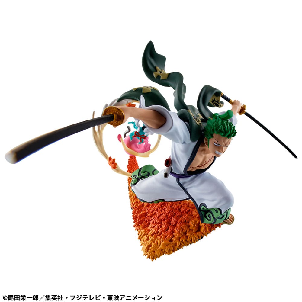 One Piece Petitrama PVC Mini-Statue Logbox Re Birth Wano Kuni Vol. 1 Set 9 cm Minifiguren Yokina