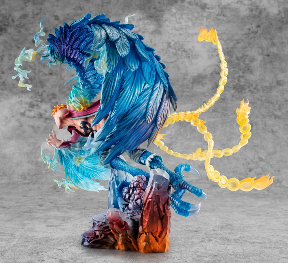 One Piece P.O.P MAS Maximum PVC Statue Marco the Phoenix Leader of 1st group of Whitebeard Pirates 32 cm Prizefiguren Yokina